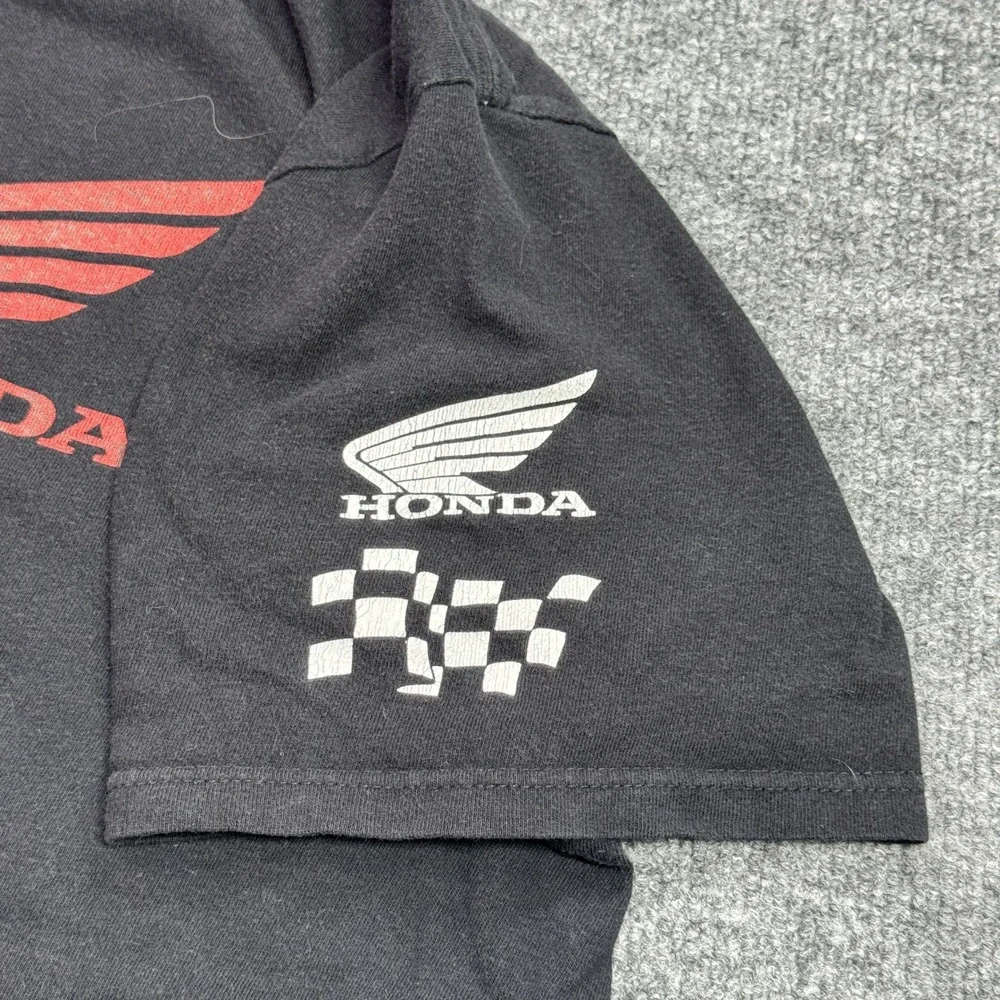 Fox Racing Honda T Shirt Mens XL Black Motocross Graphic Streetwear